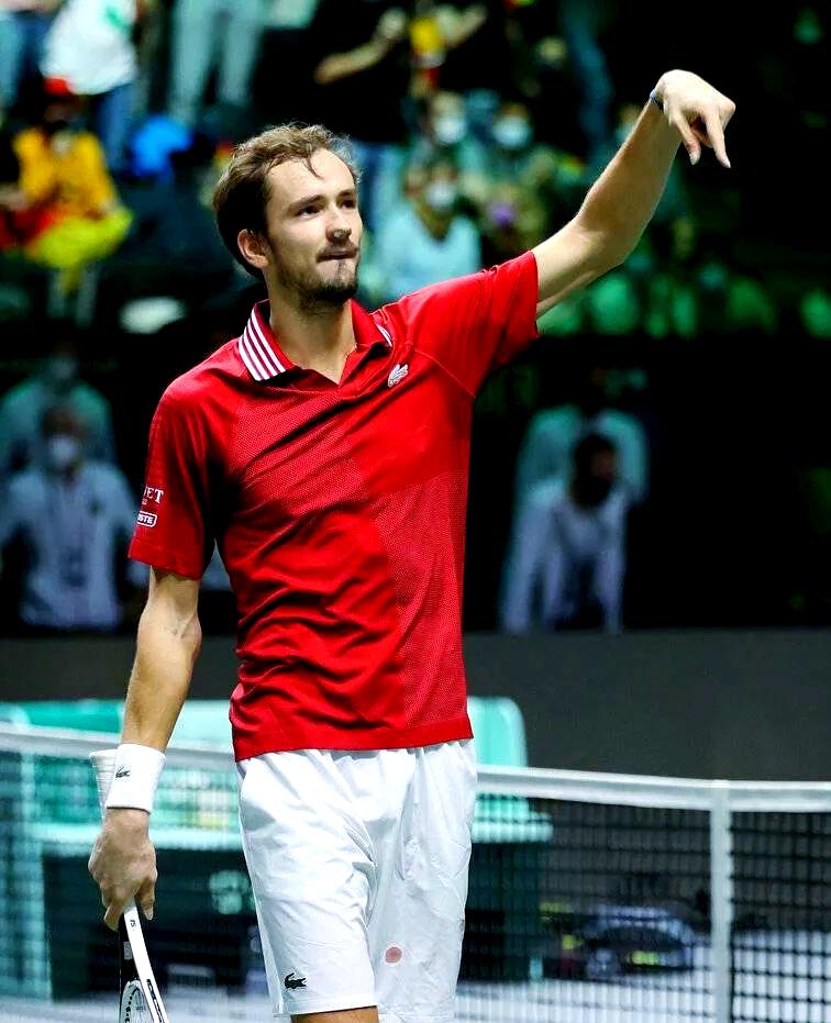 年终总决赛横扫戴维斯杯，梅德韦杰夫带队取胜